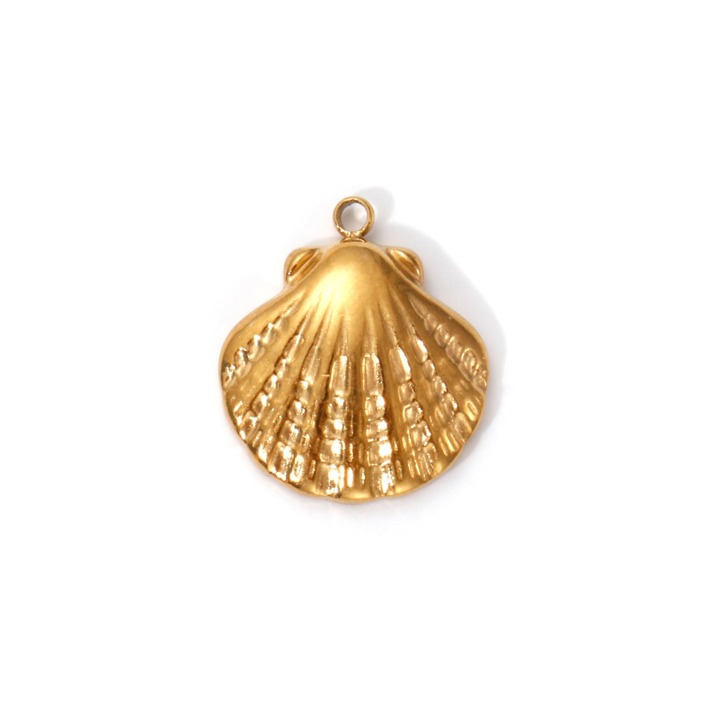 Charms Palourde Coquillage Coquille Saint Jacque doré
