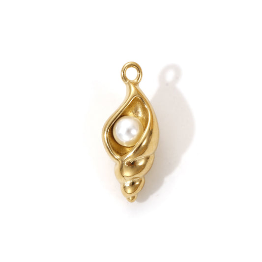 Charms Coquillage Conch - Perle