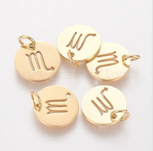 Charms Médaille Scorpion Astro