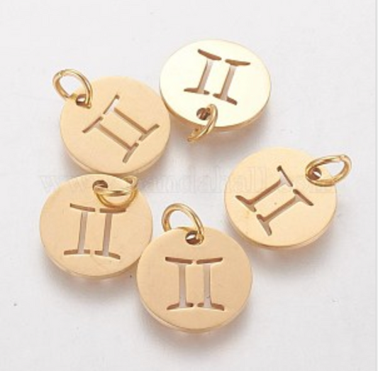 Charms Médaille Gémeau Astro