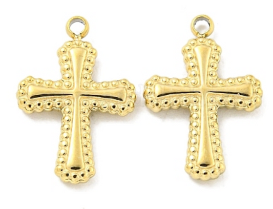 Charms Croix décorée