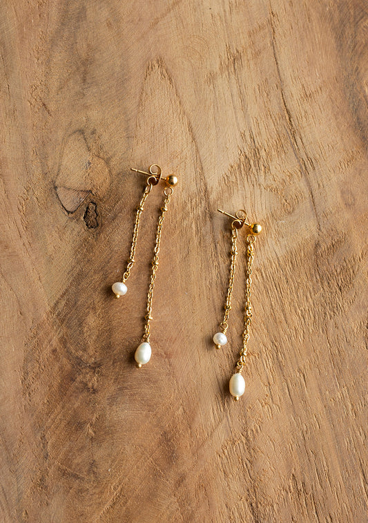 Boucles Tisha - Perles eau douce