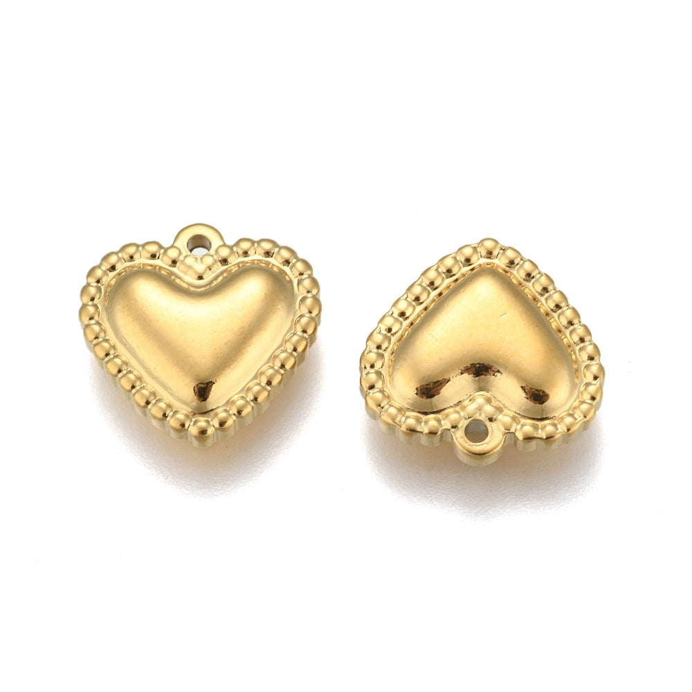 Charms Coeur billes