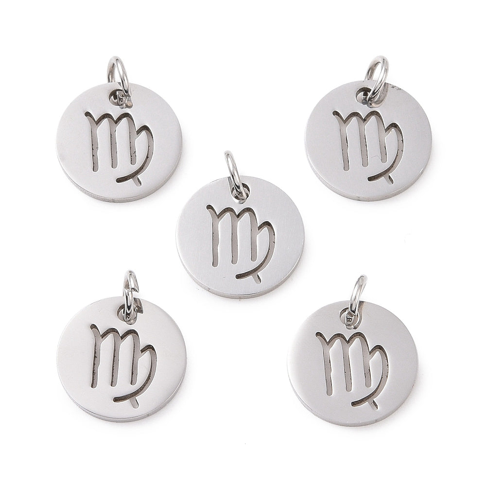 Charms Médaille Bélier Vierge - Argent