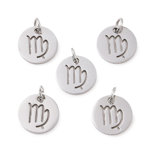 Charms Médaille Bélier Vierge - Argent