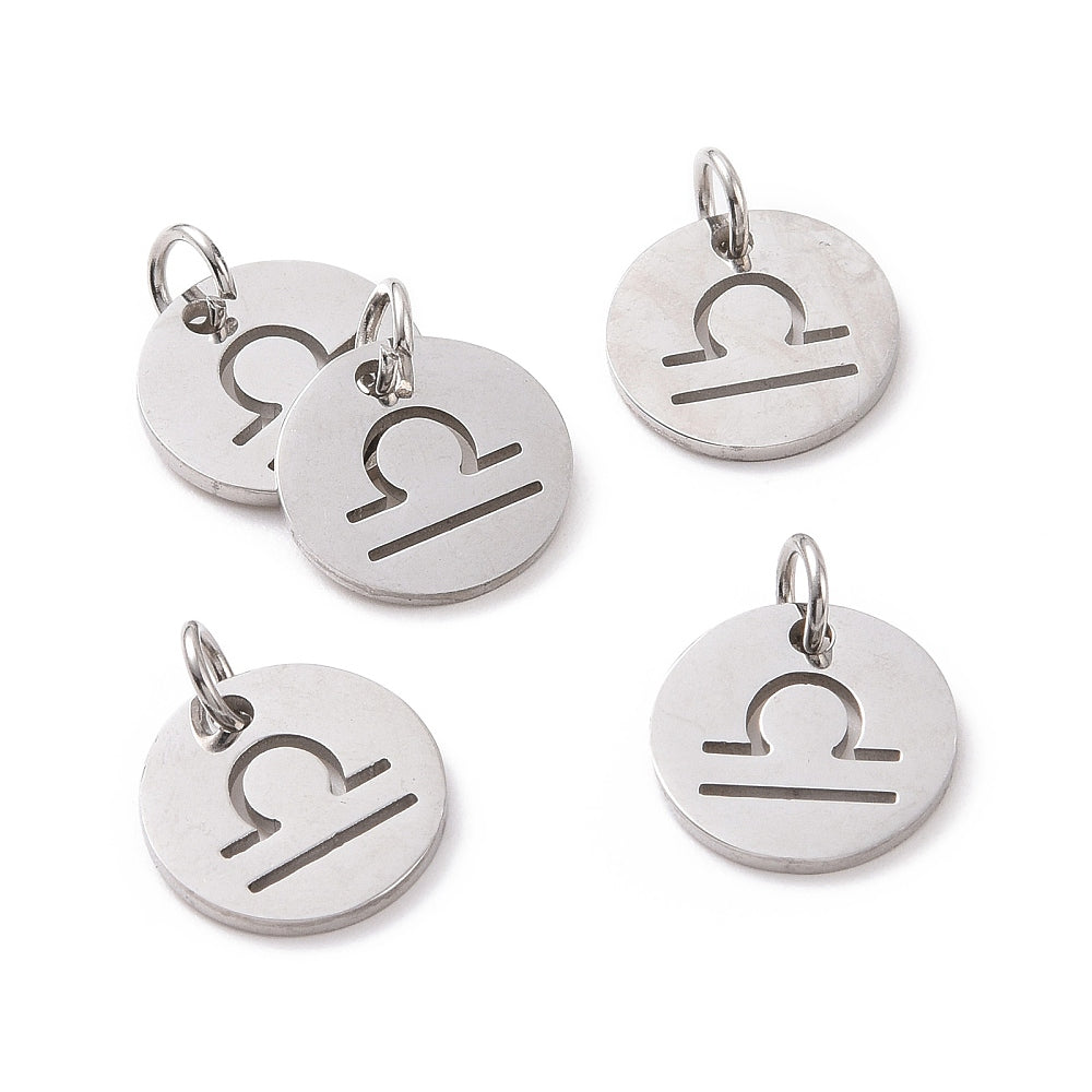 Charms Médaille Balance Astro - Argent