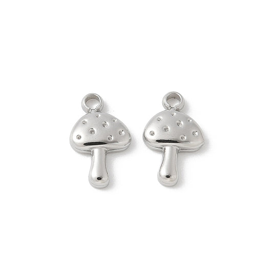 Charms Champignon - Argent