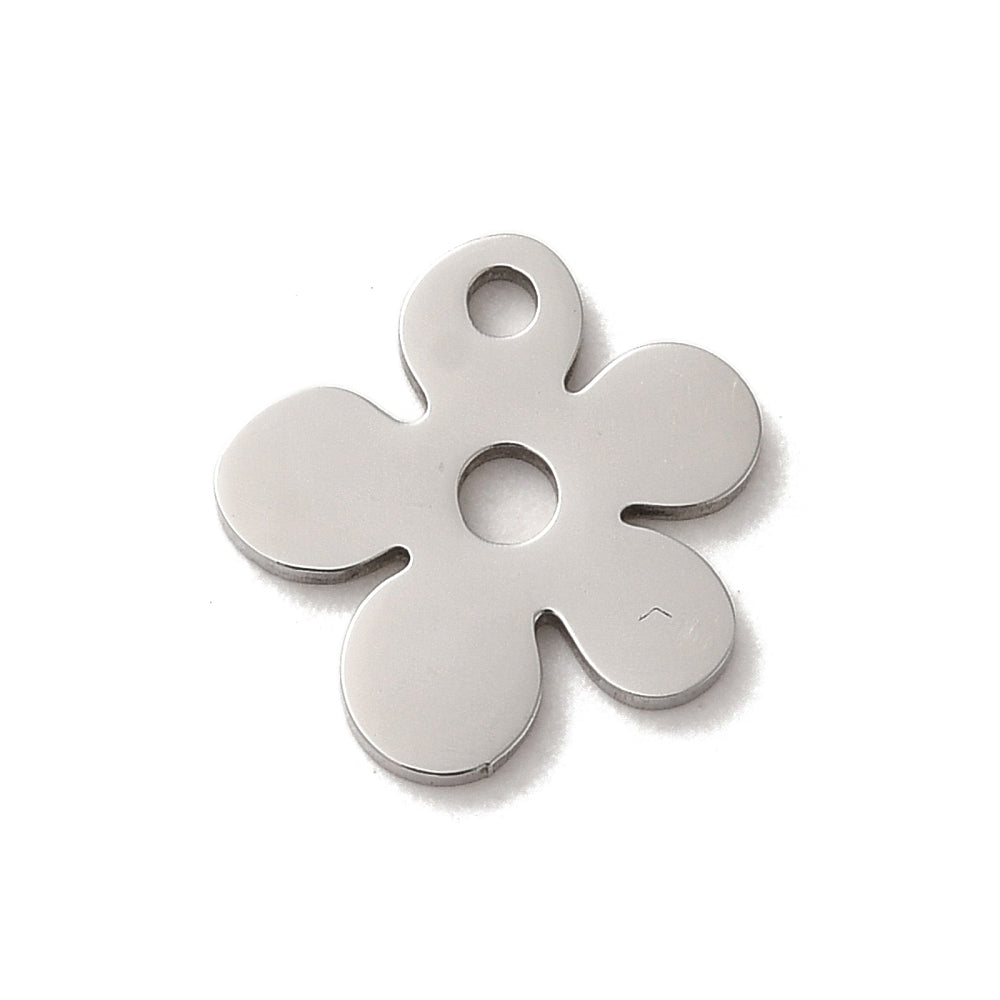 Charms Fleur Plate - Argent