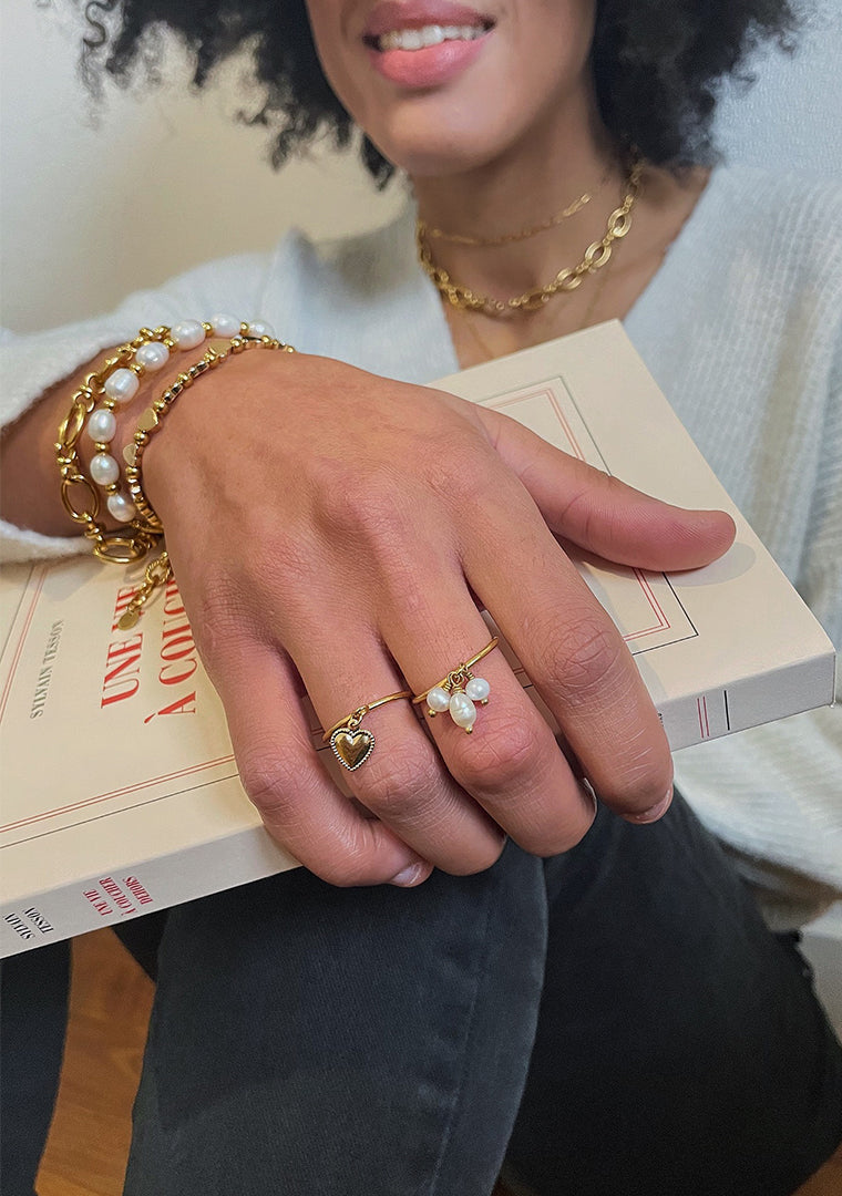 Bague Perla - Perles d’eau douce
