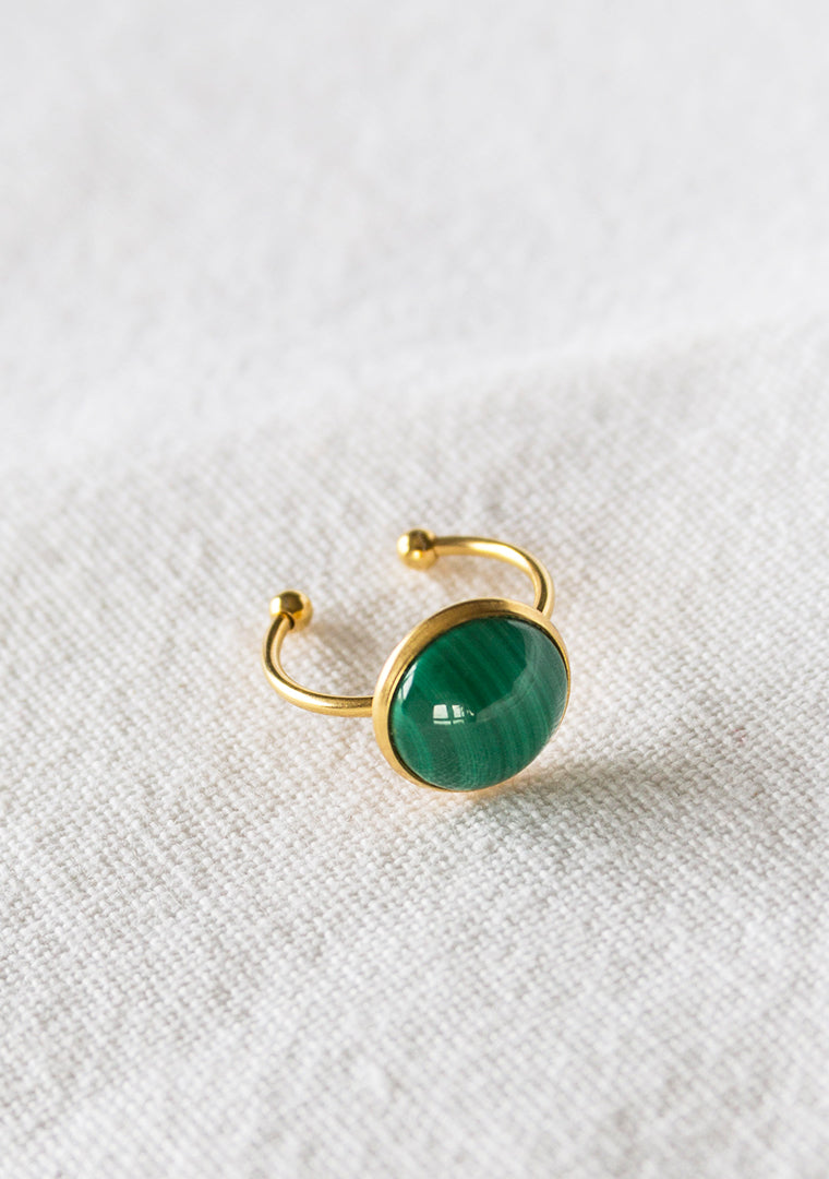 Bague Rosie - Malachite