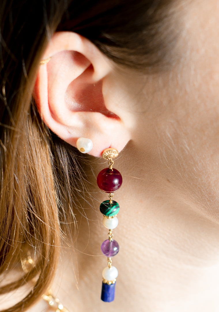 Boucles Paloma - Multi-pierres