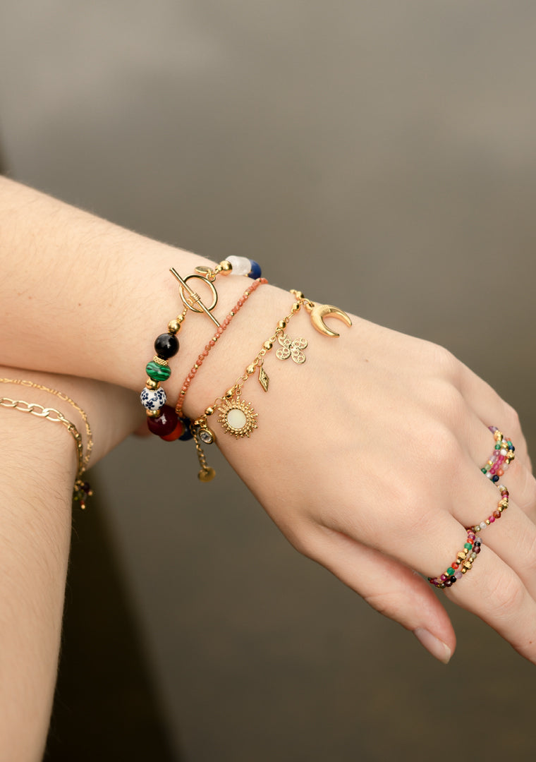Bracelet Alya - Pierres de soleil