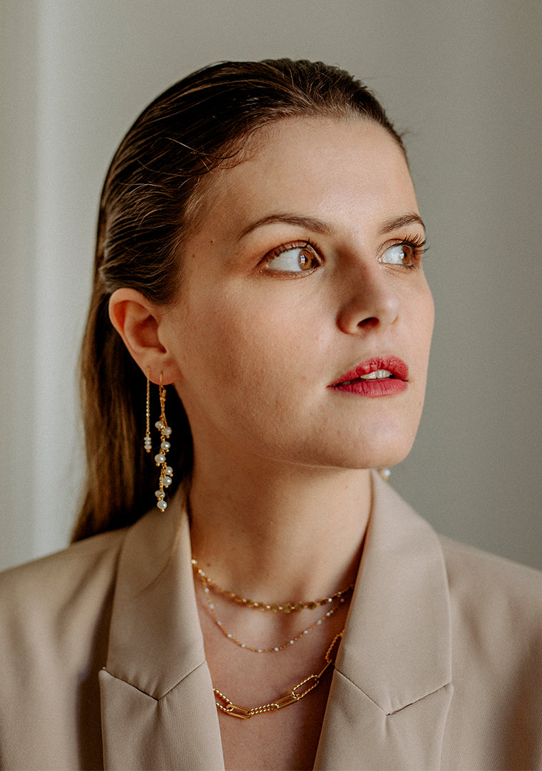 Boucles Lya - Perles d’eau douce