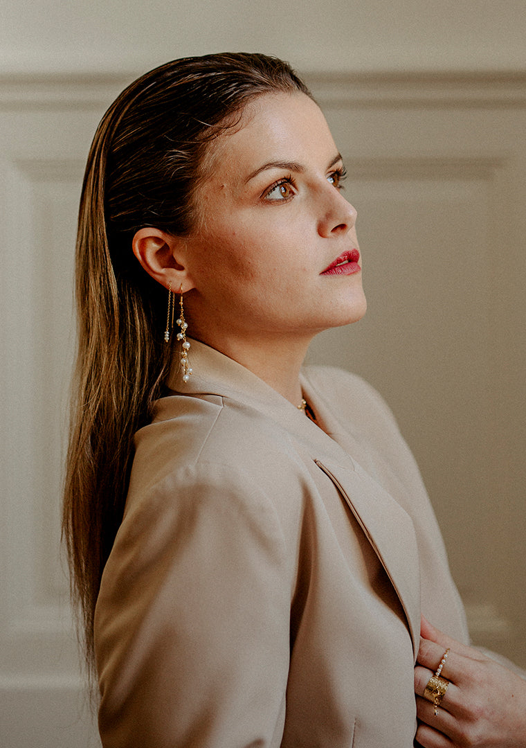 Boucles Lya - Perles d’eau douce