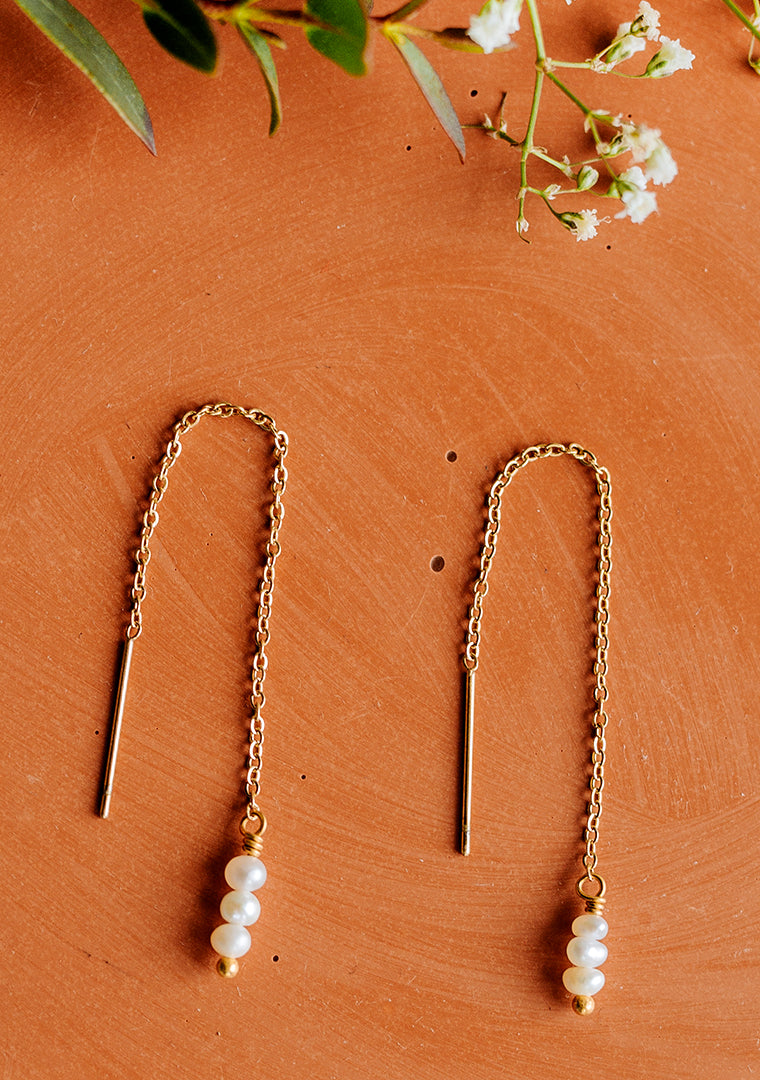 Boucles Lya - Perles d’eau douce