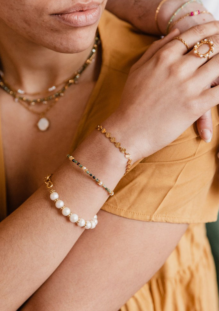 Bracelet Clémentine - Perles d’eau douce
