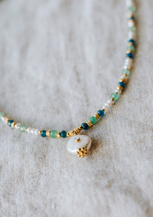 Collier Samia - Multi-pierres