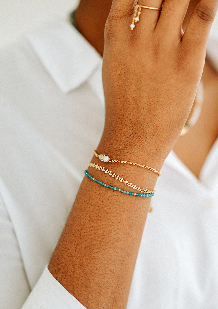 Bracelet Alya - Apatite