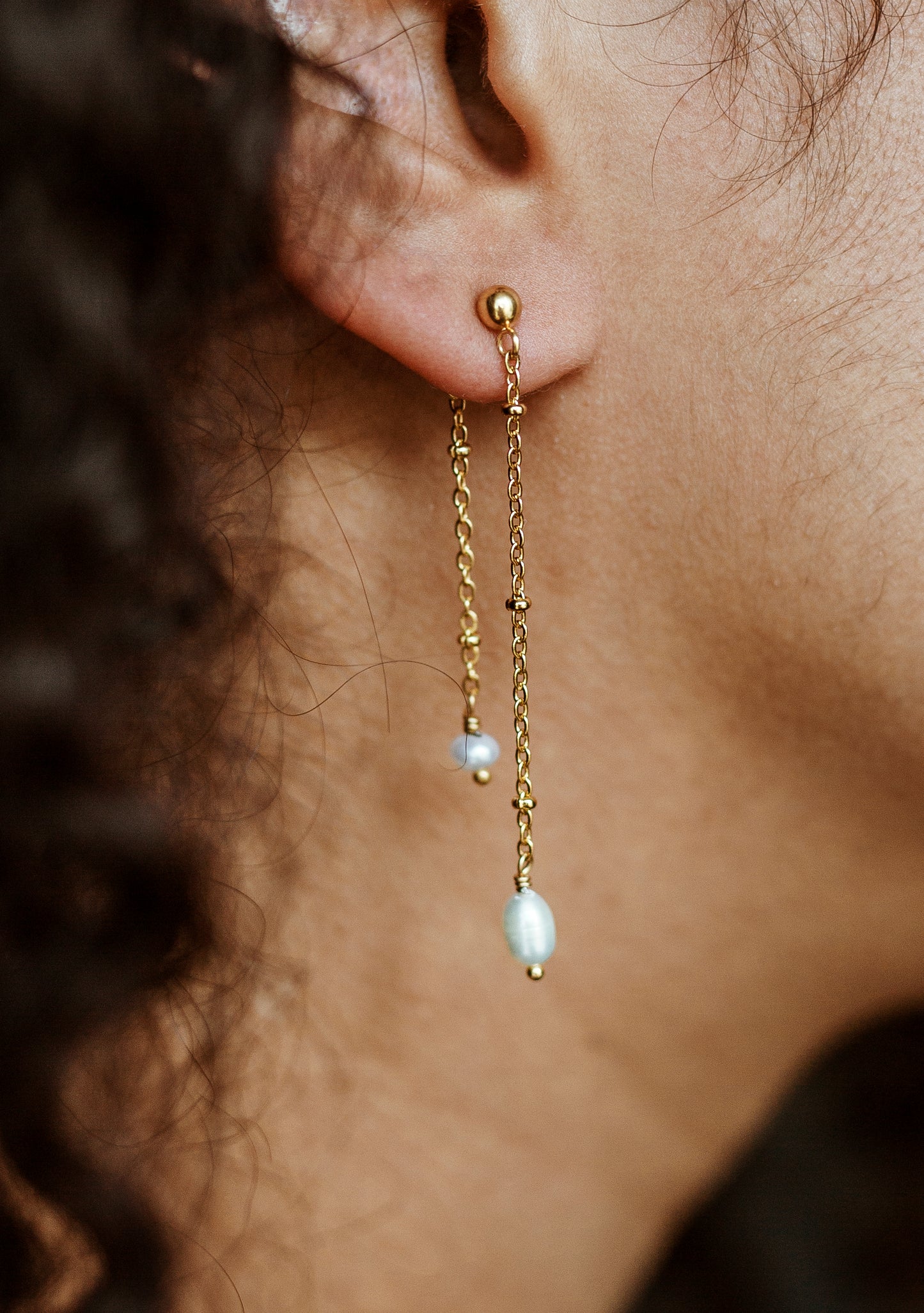 Boucles Tisha - Perles eau douce