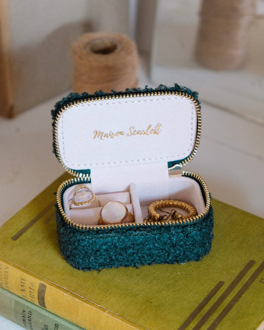 Boîte à bijoux Marie - Moumoute Vert