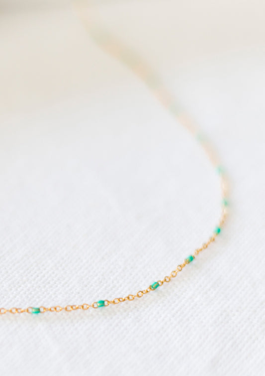Ras de cou Erica - Turquoise