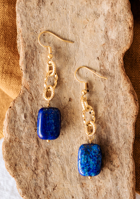 Boucles Max - Lapis-Lazuli