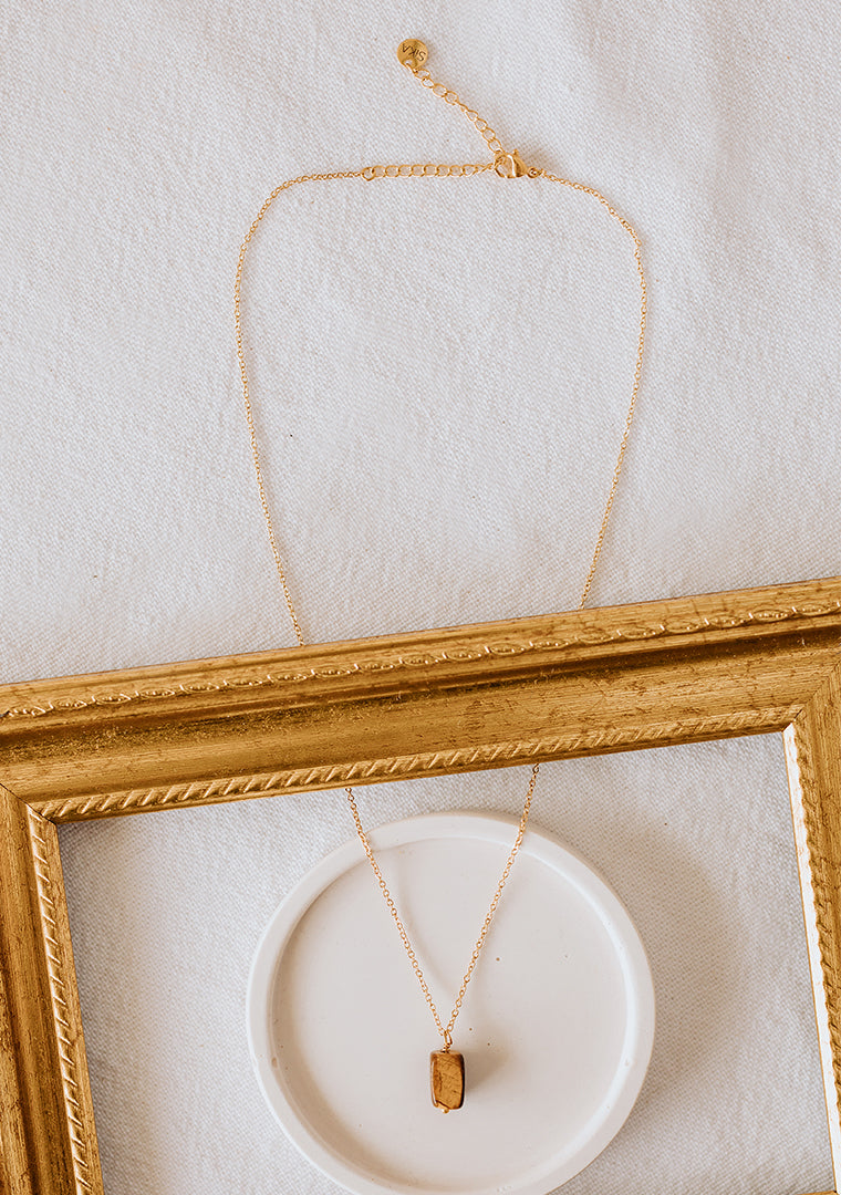 Collier Tina - Oeil de Tigre