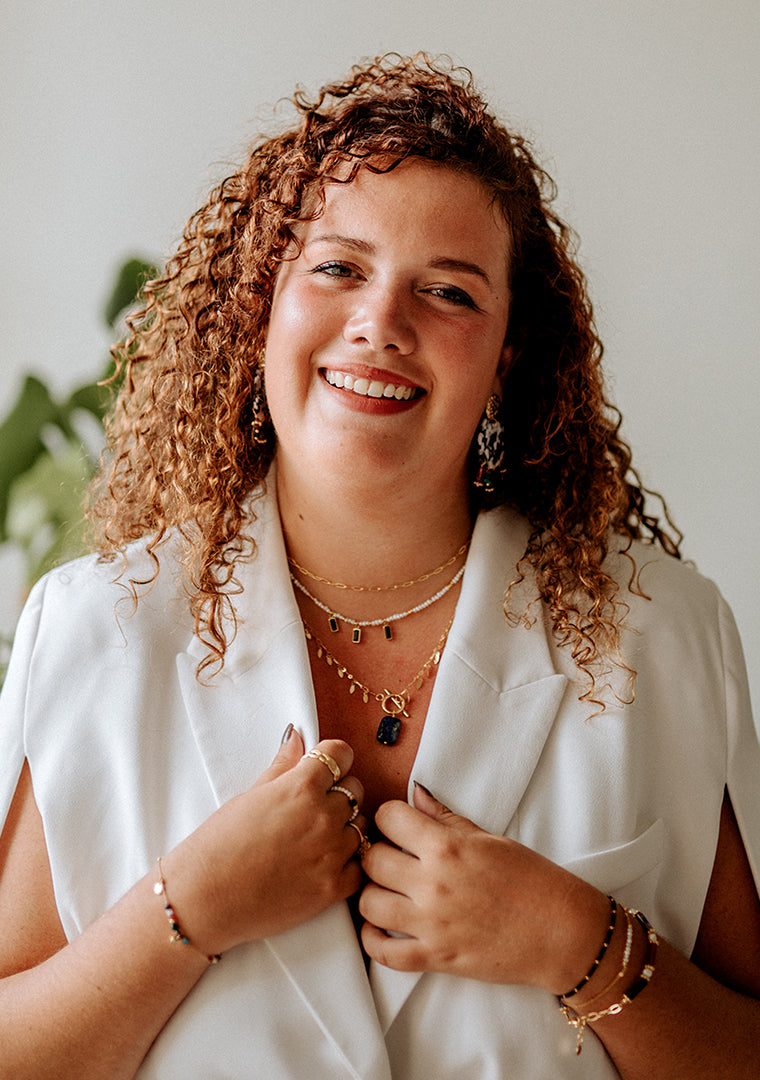 Bracelet Alya - Agate noire