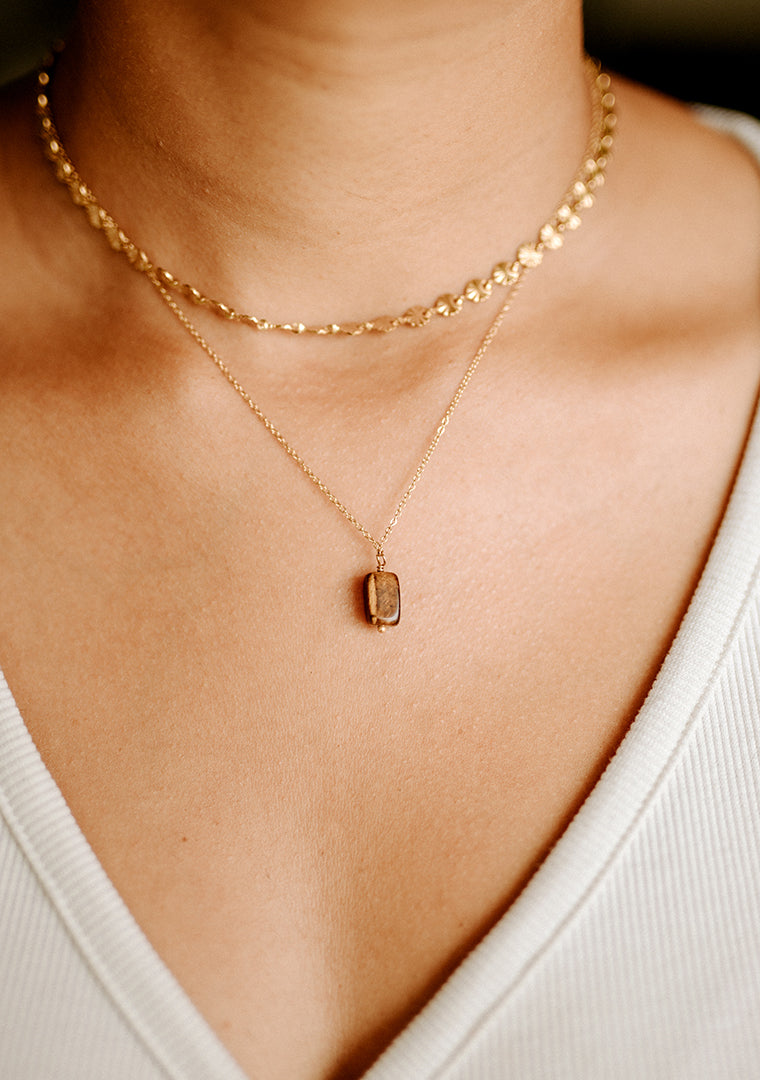 Collier Tina - Oeil de Tigre
