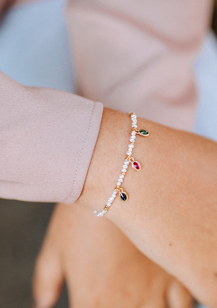 Bracelet Anaïs - Perles d'eau douce