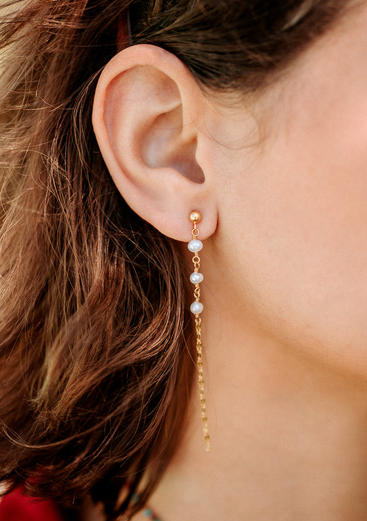 Boucles Esmée - Perles d’eau douce