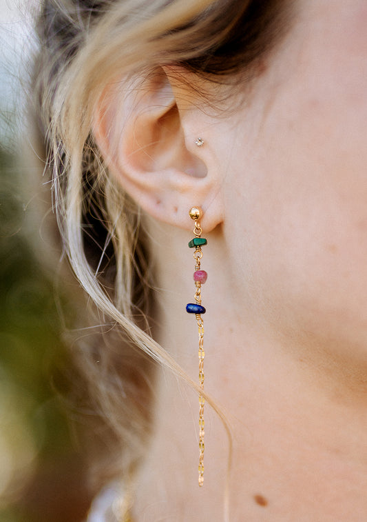 Boucles Esmée - Multi-pierres