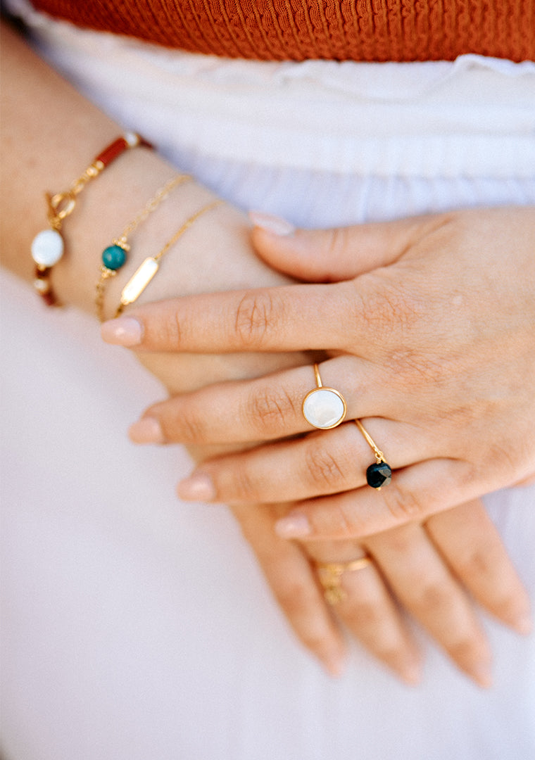 Bague Rosie - Nacre