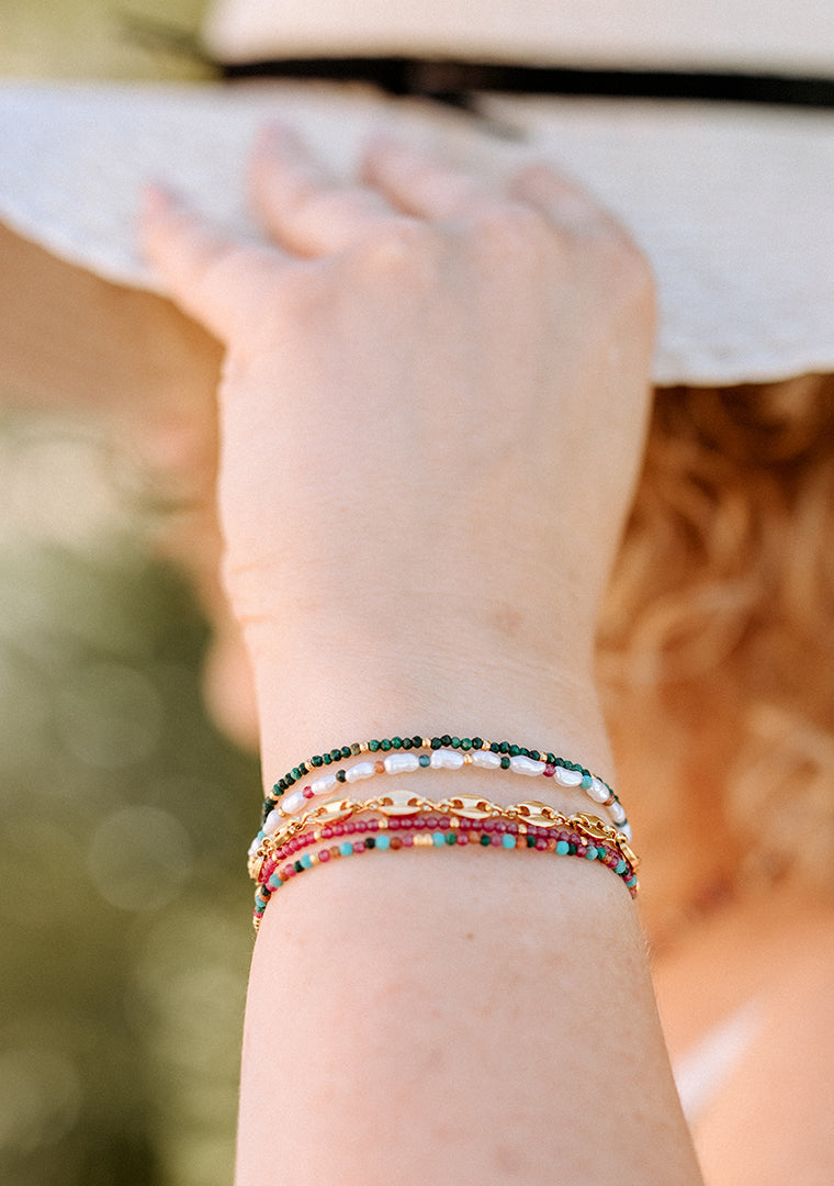 Bracelet Alya - Malachite