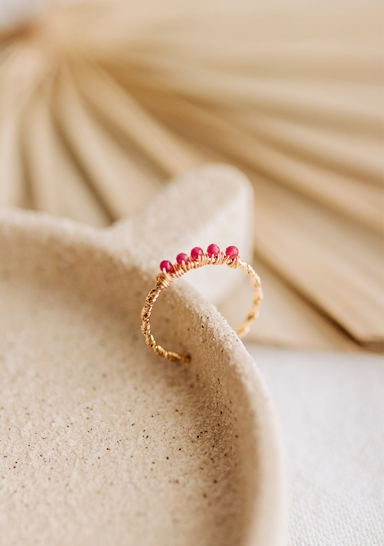 Bague Livia - Rubis