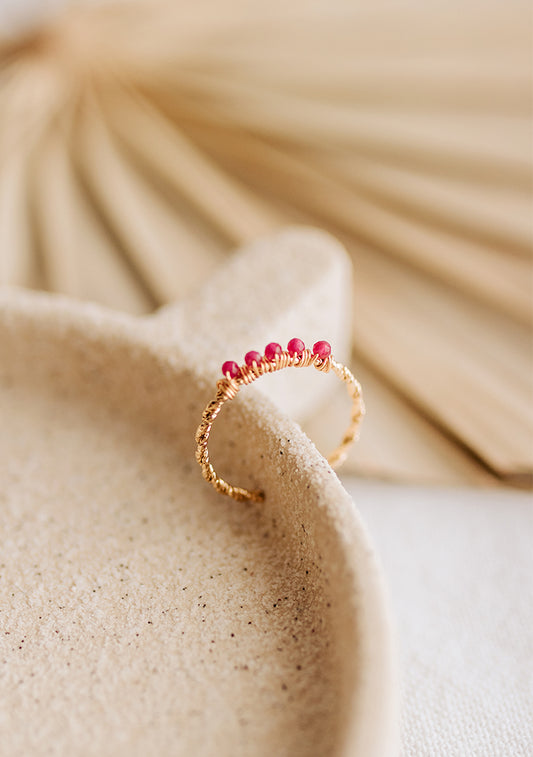Bague Livia - Rubis