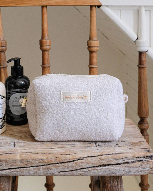 Trousse de toilette Charlotte - Moumoute Blanc