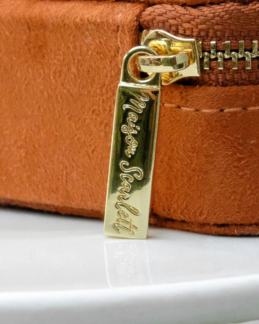 Mini boîte à bijoux de voyage Marie - Velours Vert