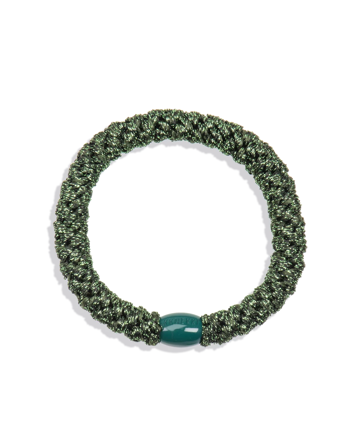 Elastique à cheveux / Bacelet Kknekki - Vert Paillettes