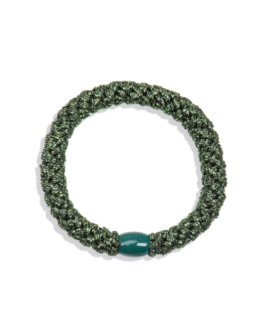 Elastique à cheveux / Bacelet Kknekki - Vert Paillettes