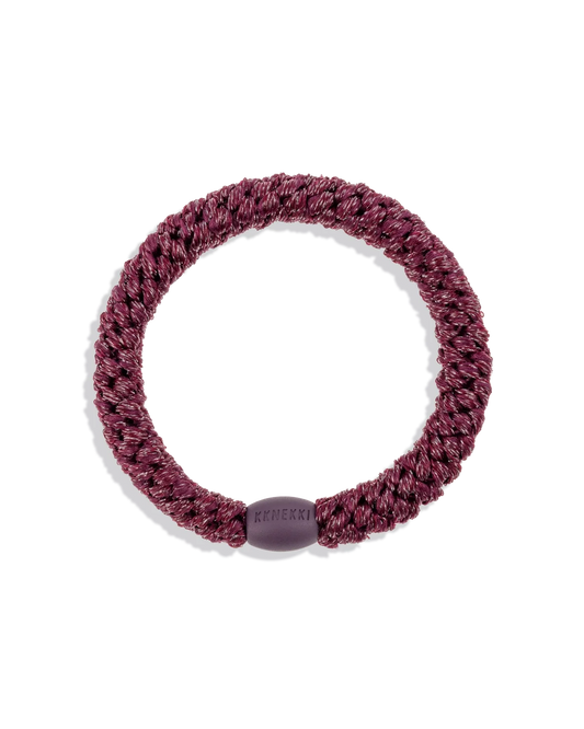 Elastique à cheveux / Bacelet Kknekki - Bordeaux paillettes