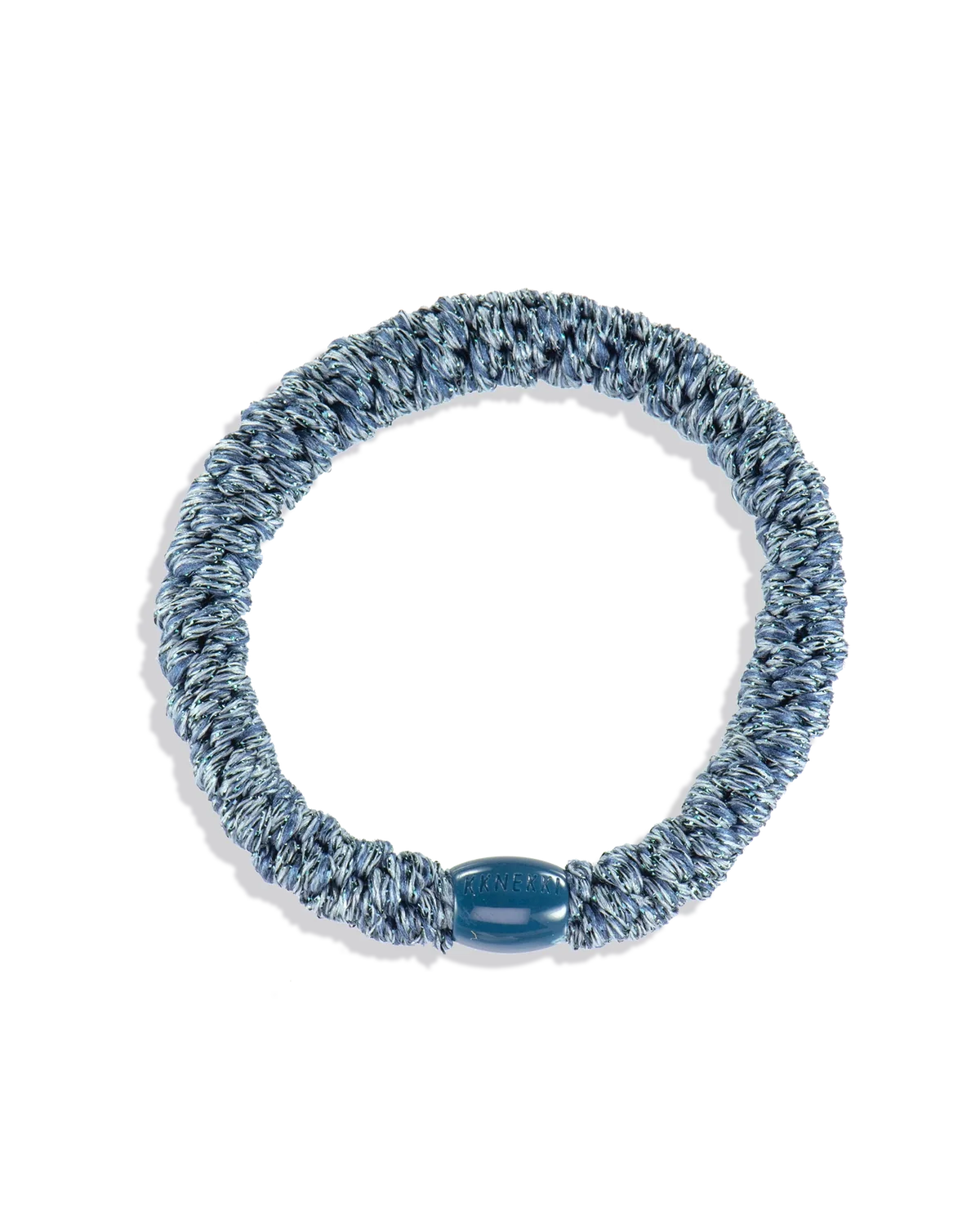Elastique à cheveux / Bacelet Kknekki - Bleu paillettes