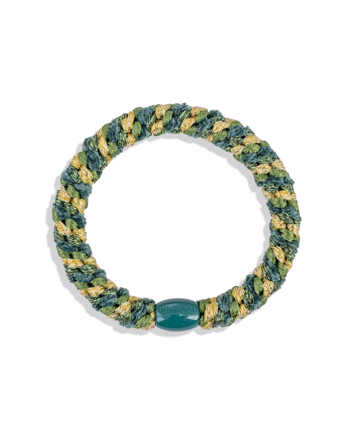Elastique à cheveux / Bacelet Kknekki - Mix Velours Vert