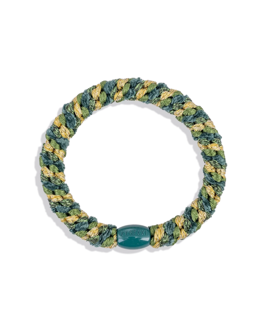 Elastique à cheveux / Bacelet Kknekki - Mix Velours Vert