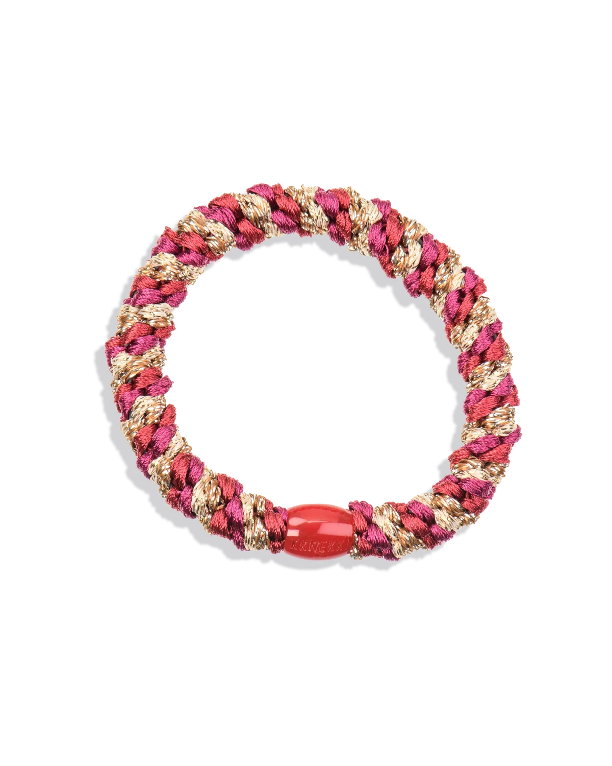 Elastique à cheveux / Bacelet Kknekki - Mix Bordeaux Doré paillettes