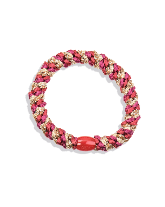 Elastique à cheveux / Bacelet Kknekki - Mix Bordeaux Doré paillettes