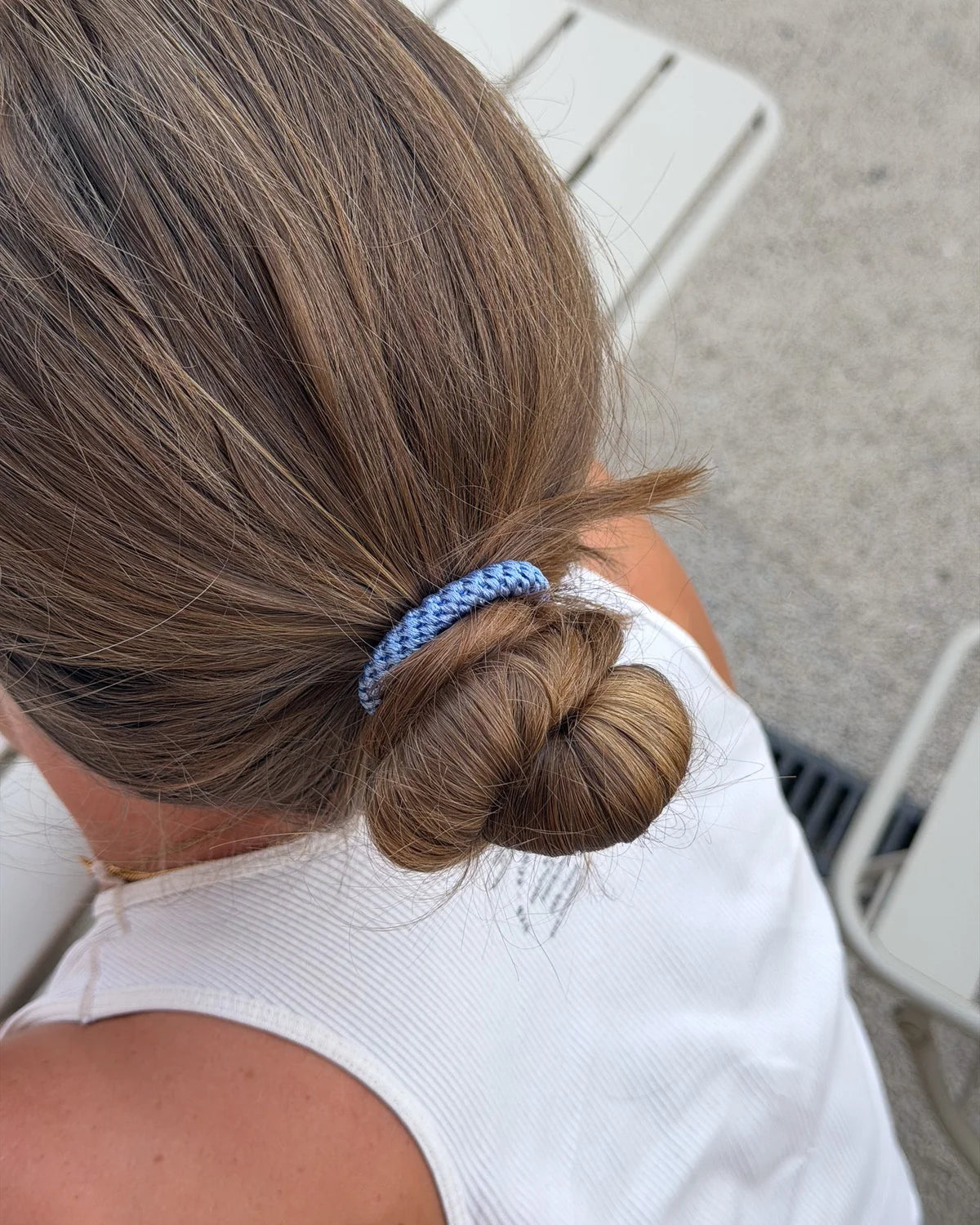 Elastique à cheveux / Bacelet Kknekki - Bleu ciel