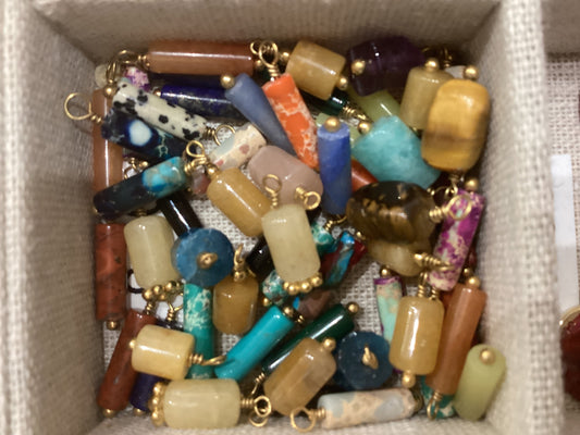 Charms cylindre multipierres