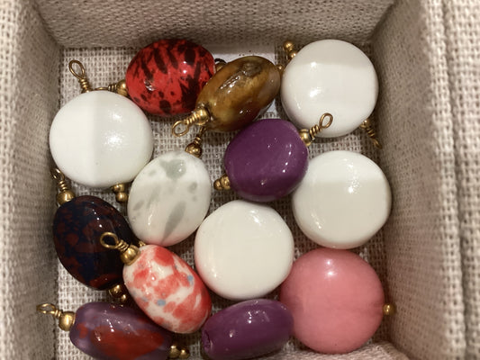 Charms rond et ovale plat