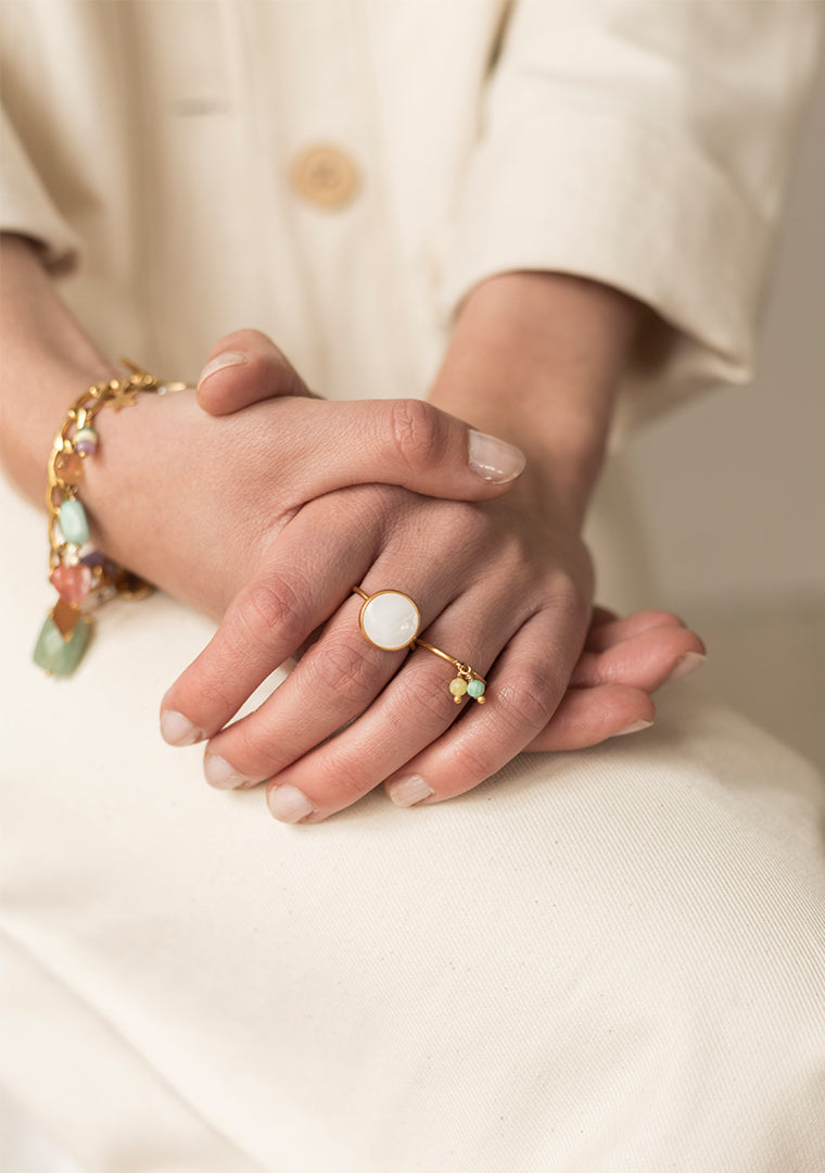 Bague Rosie - Nacre